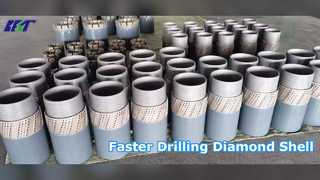 Les obus d'alésage en diamant augmentent la vitesse d'exploration