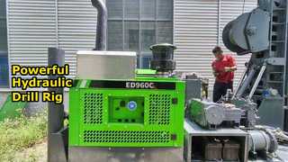 Plate-forme de forage hydraulique BEST-ED960C pour la géologie