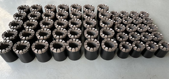 Foret de carottage diamanté imprégné de type Turbo géologique HQ NQ NW HW