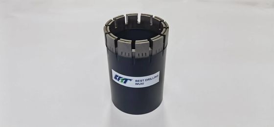 Trépan de carottage diamanté imprégné à surface lisse pour pièces de rechange de foreuse carottière wireline