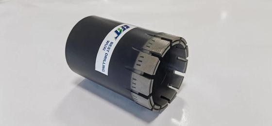 Trépan de carottage diamanté imprégné à surface lisse pour pièces de rechange de foreuse carottière wireline