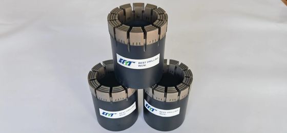 Finition de surface lisse Pièce de noyau en diamant imprégnée pour forage lourd