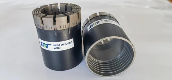 Finition de surface lisse Pièce de noyau en diamant imprégnée pour forage lourd